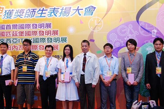 Administrative Deputy Minister Chen Der-hwa Met Gold Medal Award-winners of International Exhibition of Inventions
