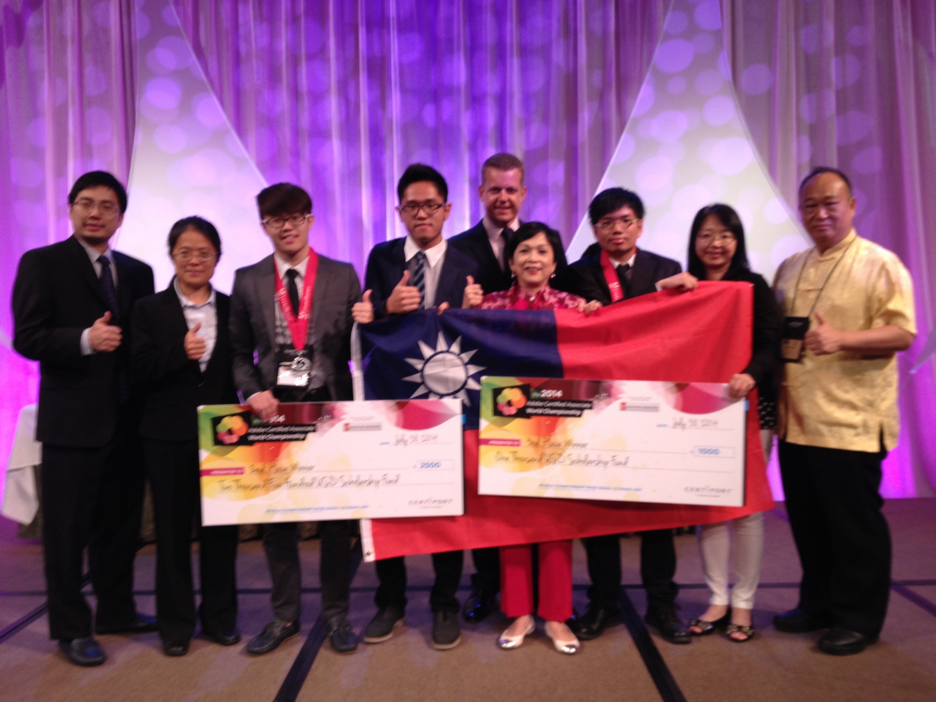 Taiwan Students win 2 silver medals in ACA and MOS’s World Championships
