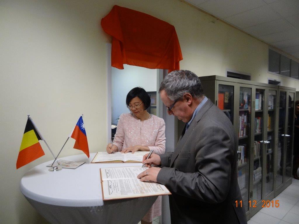 National Central Library opens Taiwan Resource Center for Chinese Studies in Belgium