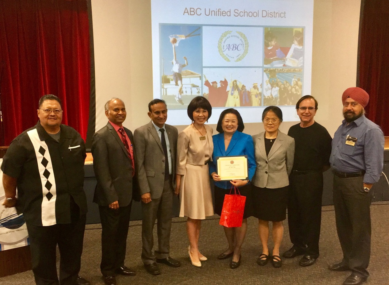 Education Division in LA attends CSULB Scholarship Reception and ABCUSD Luncheon Meeting