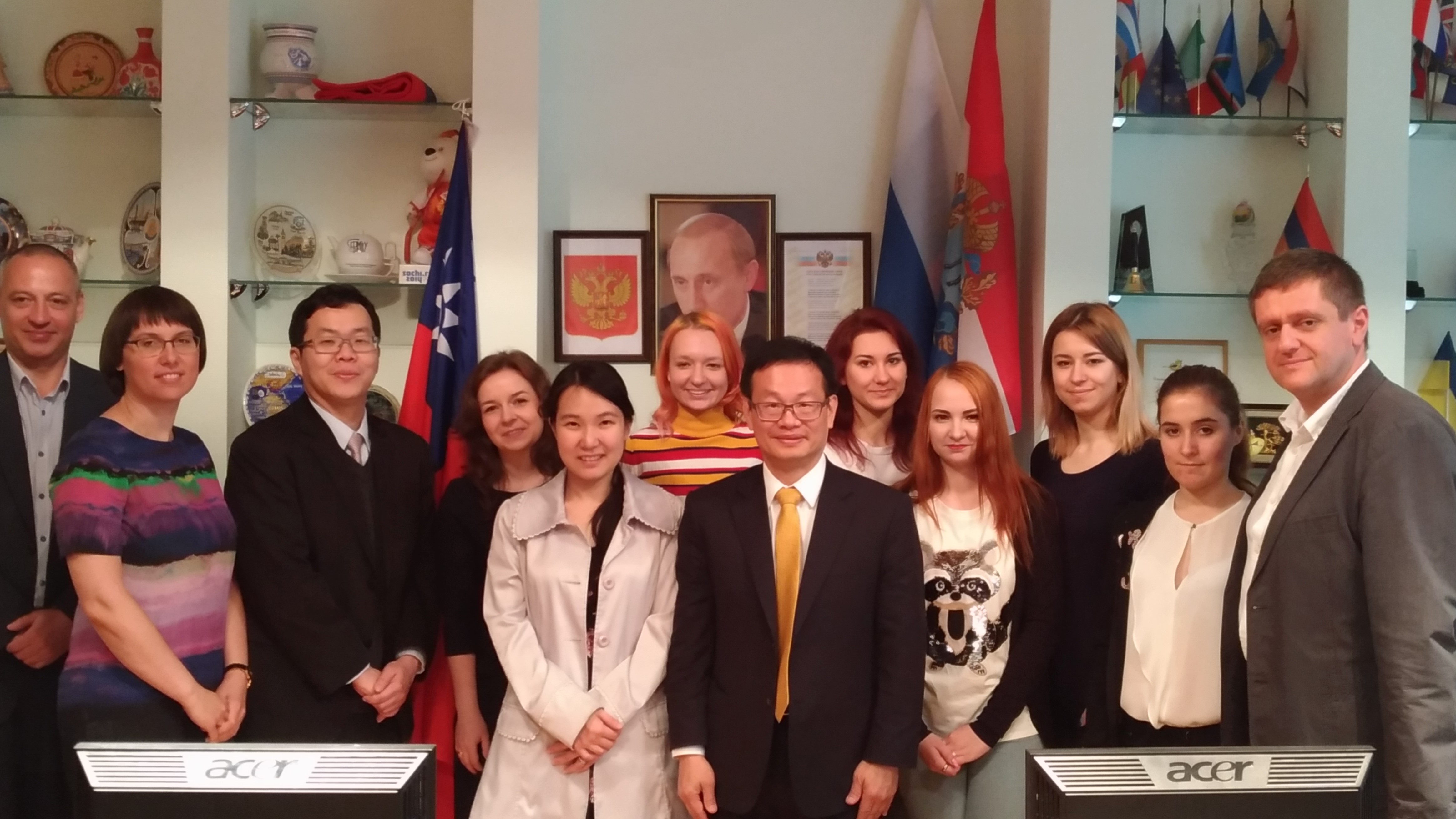Representative Office in Moscow for the Taipei-Moscow Economic and Cultural Coordination Commission (TMECCC) Visits Universities in Samara to Seek Further Academic Cooperation