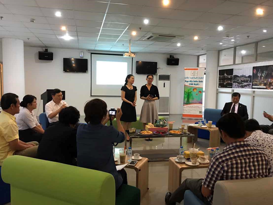 Education Division of the Taipei Economic and Cultural Office in Ho Chi Minh City hosts an afternoon-tea press conference for “Reporter Day”