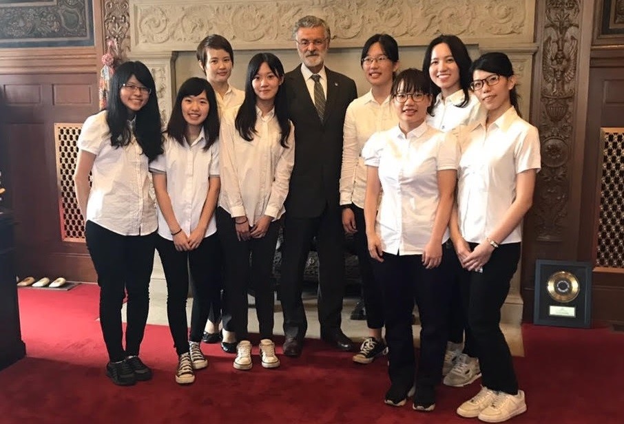 Taiwanese Nursing Students Visit Mayor of Cleveland, Mayor Frank G. Jackson, Cleveland City Hall and the City Council