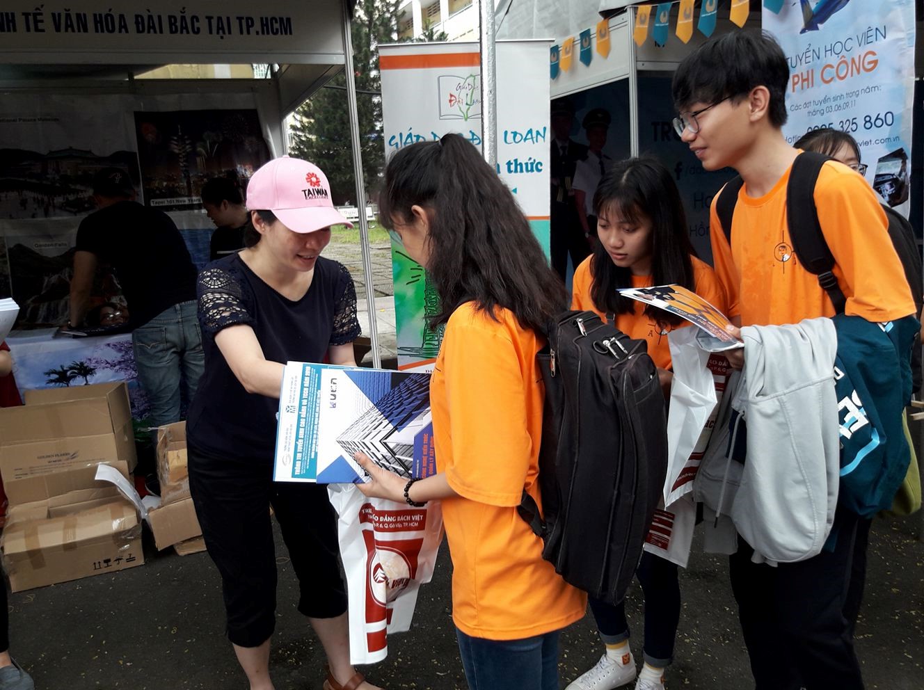 Education Division of the Taipei Economic and Cultural Office in Ho Chi Minh City promotes Education in Taiwan on Student Recruitment Day