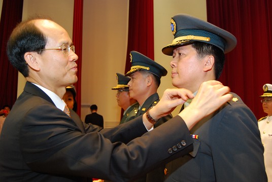 Promotion Ceremony for Military Training Officers