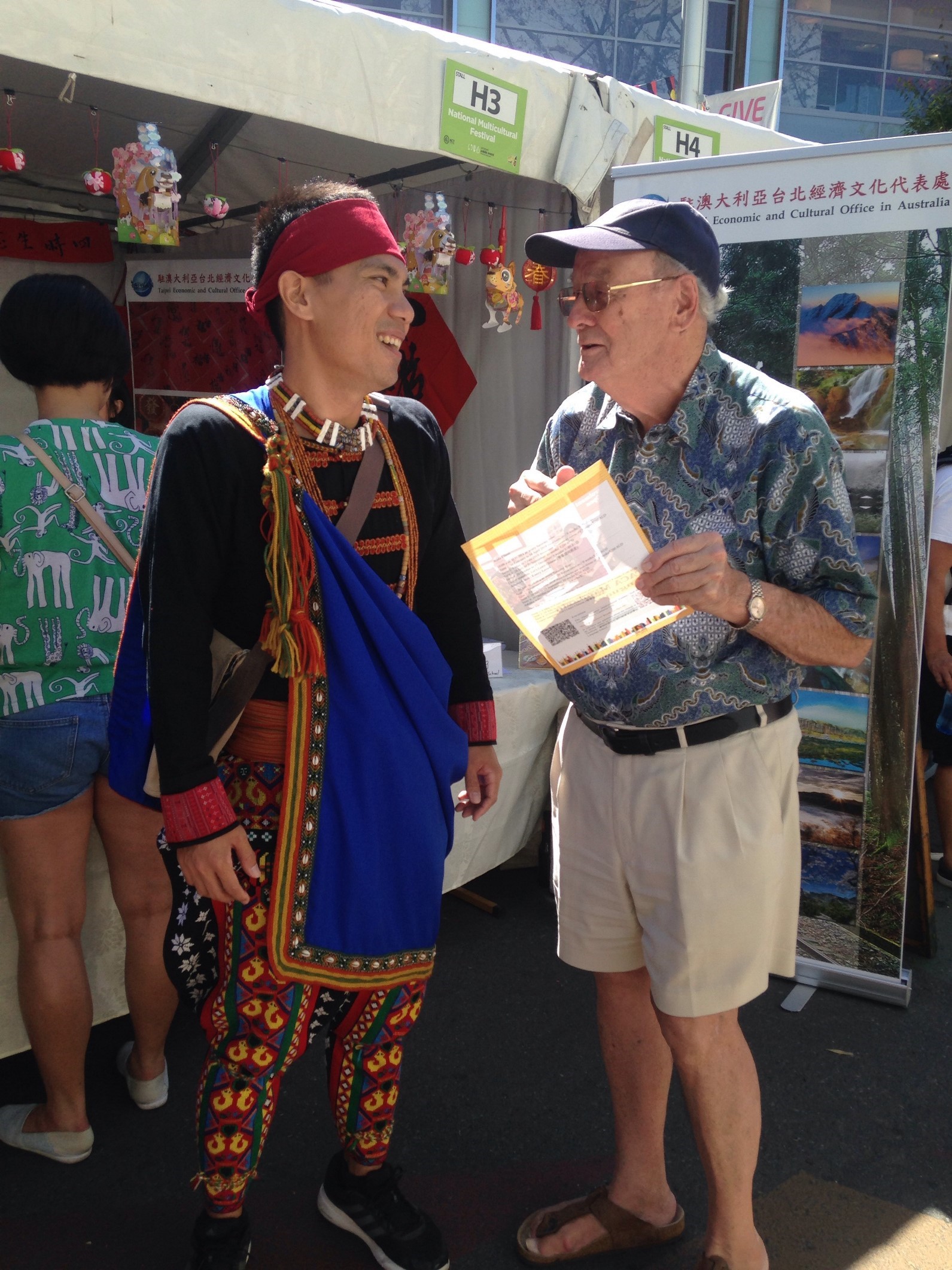 Promoting Mandarin-on-the-Go in Taiwan at Canberra’s 2018 National Multicultural Festival