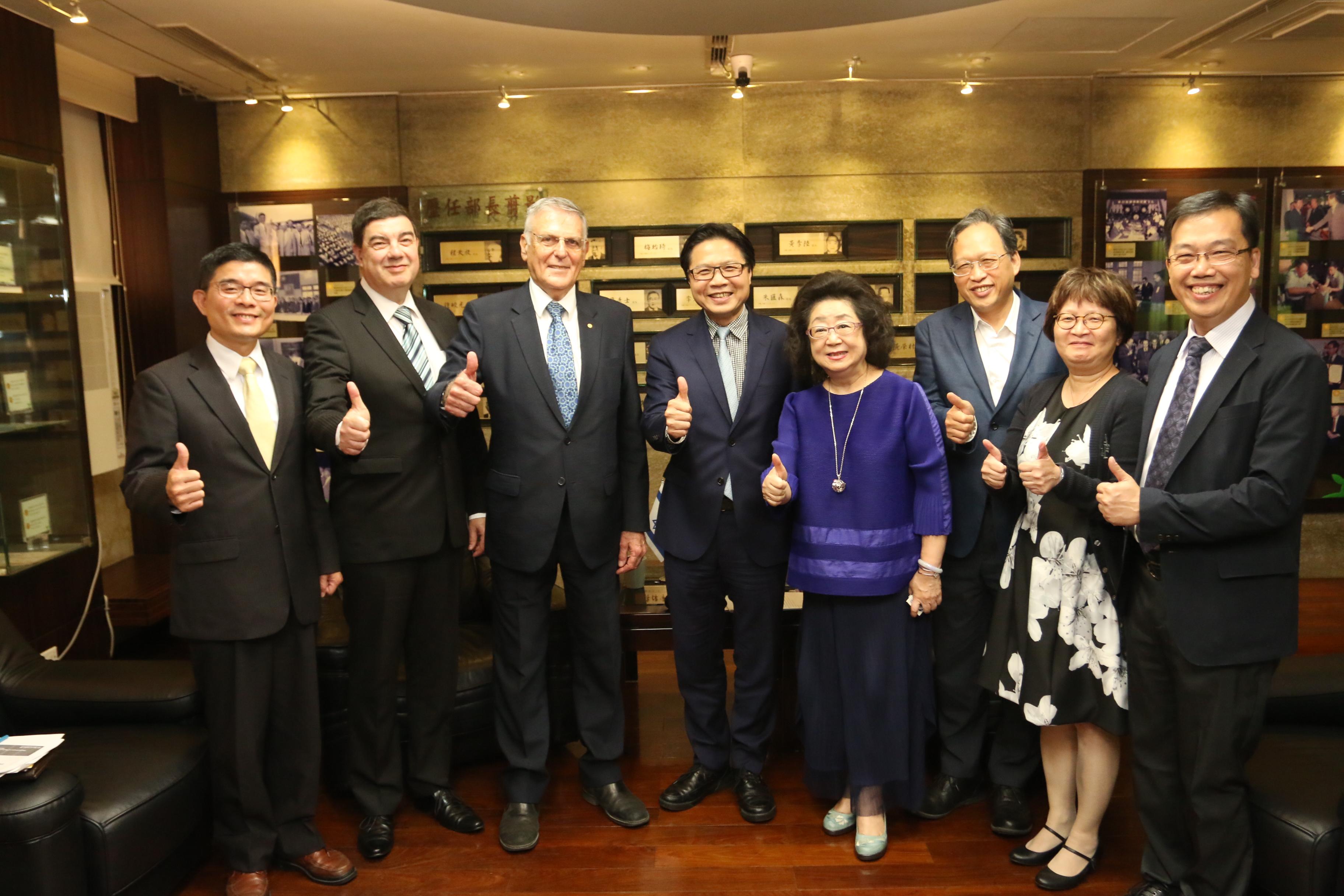 Nobel Laureate Dr. Dan Shechtman Visits Taiwan Exchanging Views on Preschool Education with Minister of Education