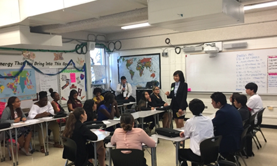 A “Taiwan Expert” Attends Houston Academy of International Studies’ College and Career Day