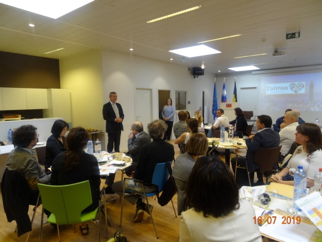 Orientation Meeting for 2019 EU-officials’ Study Trip to Taiwan