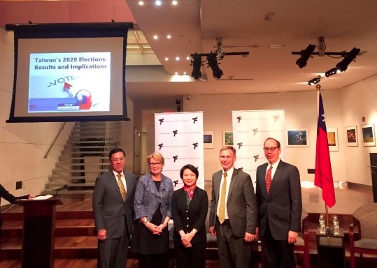 TECO New York Hosts Panel Discussion on Taiwan’s 2020 Elections with Foreign Policy Research Institute