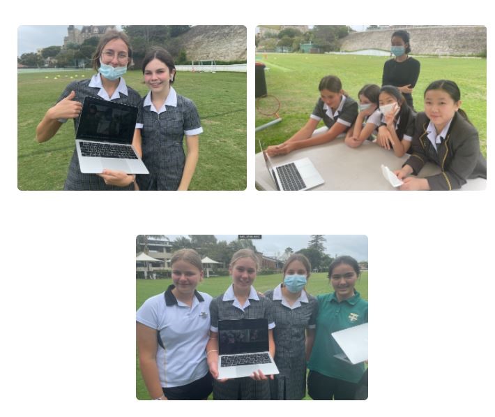 The photos of the students during their first exchange - provided by each of the schools, with permission to publish them