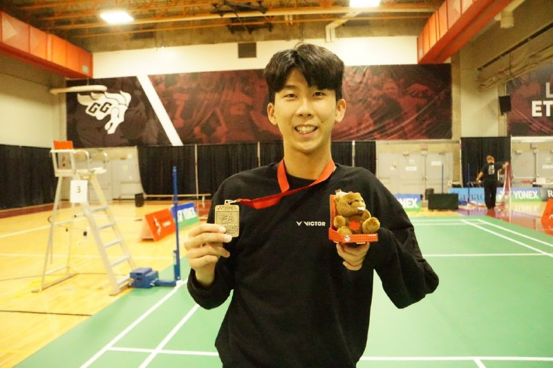 Fang Jen-Yu, gold medalist at Ottawa in the MS-SU 5 men’s singles category