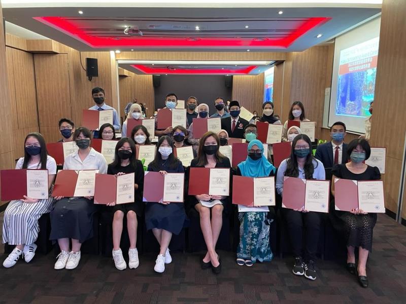 The Taiwan Scholarship, Huayu Enrichment Scholarship, and ICDF Scholarship recipients