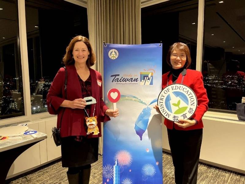 Julie Caldarone, the Director of World Languages for Boston Public Schools and Cynthia Huang, the Director of the Education Division of the TECO in Boston
